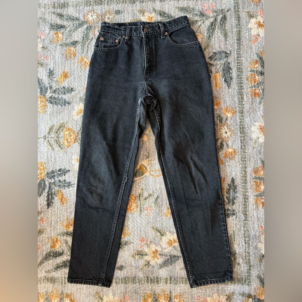 Vintage Levi’s 551 Relaxed Fit Black Jeans | 90s Made in USA | 1994 100% Cotton